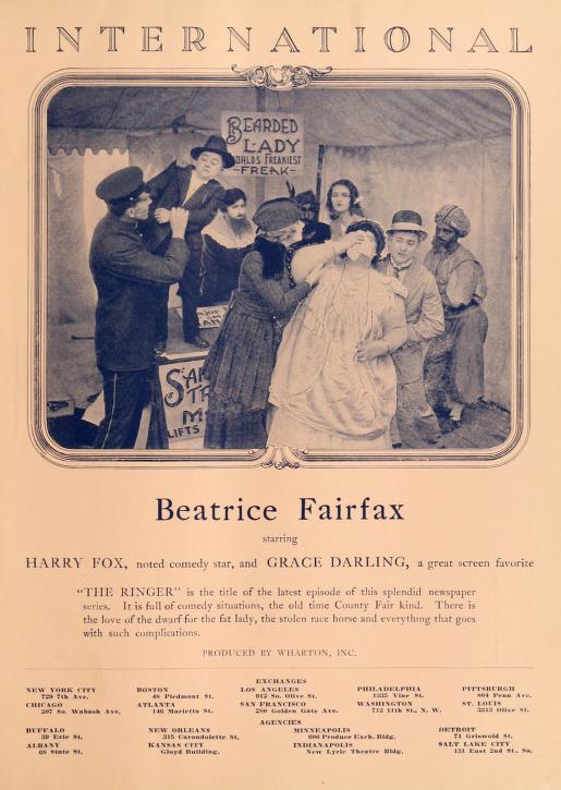 B is for Beatrice Fairfax